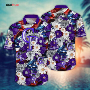 MLB Colorado Rockies Hawaii Shirt: Independence Day Gear for Fans