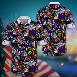 MLB Colorado Rockies Hawaiian Shirt: Vibrant Aloha for Cool Fans
