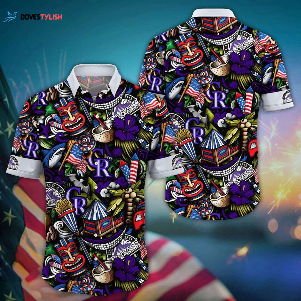 MLB Colorado Rockies Hawaiian Shirt: Vibrant Aloha for Cool Fans