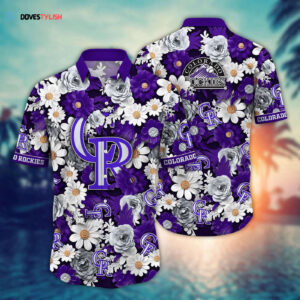Colorado Rockies Hawaiian Shirt: Floral Fusion Fashion for MLB Fans