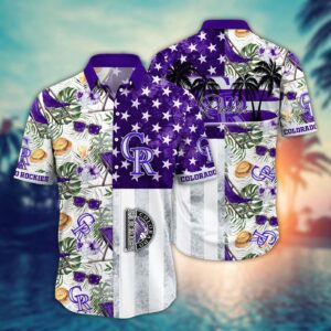 MLB Colorado Rockies Hawaiian Shirt – Flower Home Run Threads for Fans