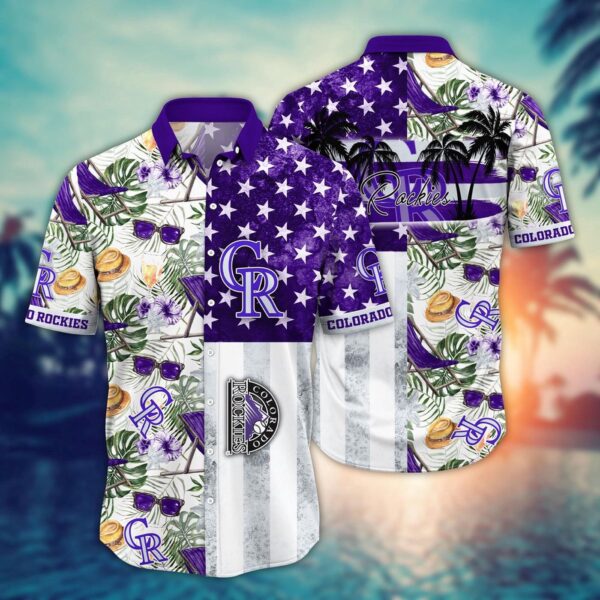 MLB Colorado Rockies Hawaiian Shirt – Flower Home Run Threads for Fans
