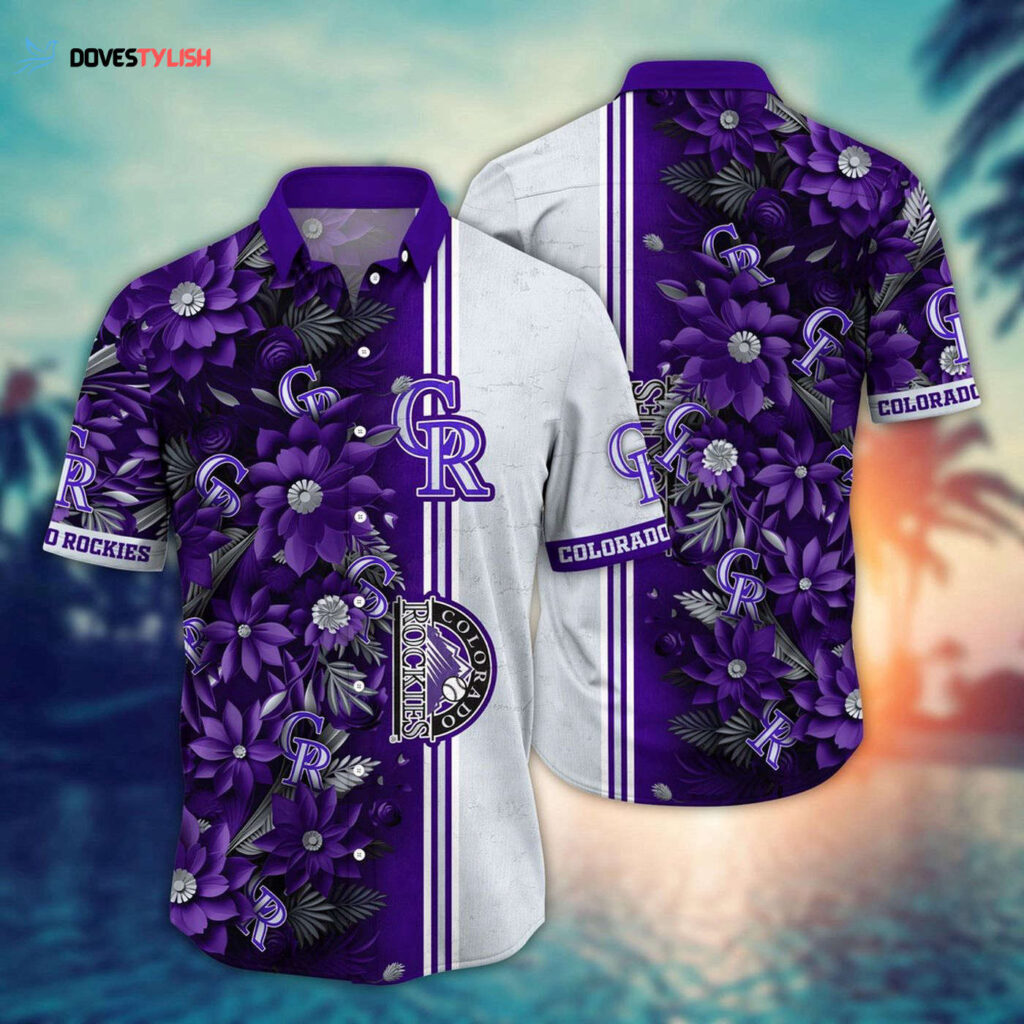 MLB Colorado Rockies Hawaiian Shirt: Steal The Bases Steal The Show For Fans