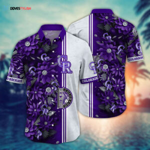MLB Colorado Rockies Hawaiian Shirt: Steal The Bases Steal The Show For Fans