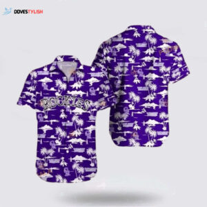 MLB Colorado Rockies Hawaiian Shirt: Surf in Style with Beach Outfits for Fans