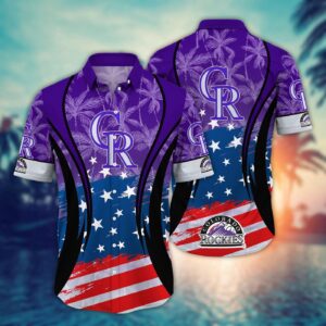 MLB Colorado Rockies Hawaiian Shirt: Vibrant Aloha for Stylish Fans
