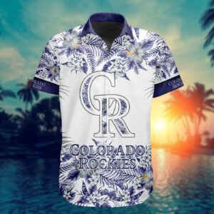 MLB Colorado Rockies Hawaiian Button Shirt ST2401 – Special Design