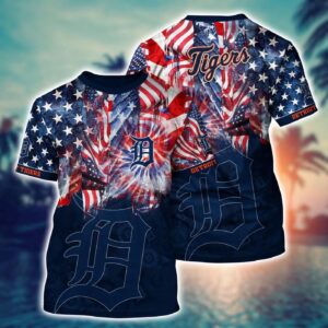 MLB Detroit Tigers Hawaiian Heatwave 3D T-Shirt – Perfect for Fans of Sports!