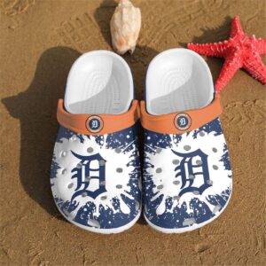MLB Detroit Tigers Clog-Shoes Clog Shoescrocband Clogs Comfy Foot For Fan Baseball
