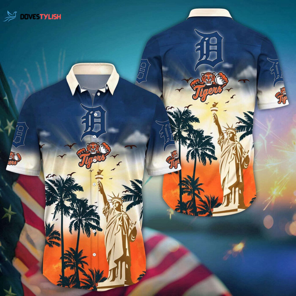 MLB Detroit Tigers Hawaii Shirt: Sunrise To Sunset for Cool Fans