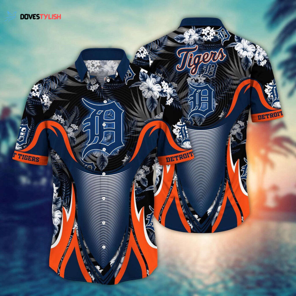MLB Detroit Tigers Hawaiian Shirt: Grandstand Glamour for Fans MLB Detroit Tigers Hawaiian Shirt: Grandstand Glamour for Fans