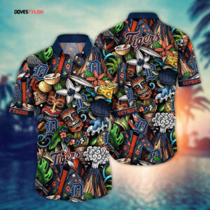 Detroit Tigers Hawaiian Shirt: Make a Flower Strike Style Statement!