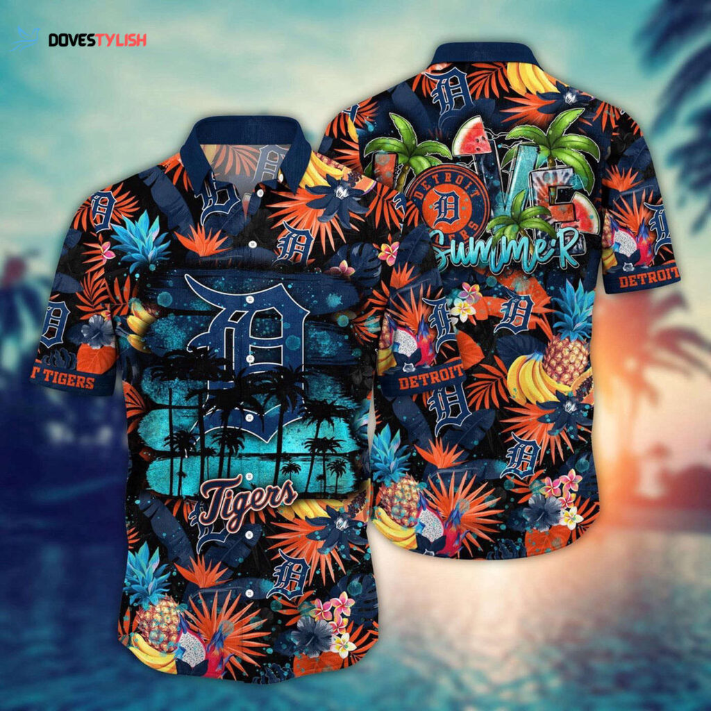 MLB Detroit Tigers Hawaiian Shirt – Perfect Style for Sports Fans MLB Detroit Tigers Hawaiian Shirt – Perfect Style for Sports Fans