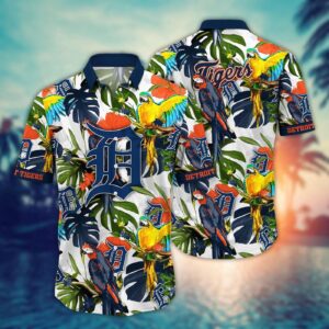 Detroit Tigers Hawaiian Shirt: Celebrate Victory in Bloom with this Fan Gift!