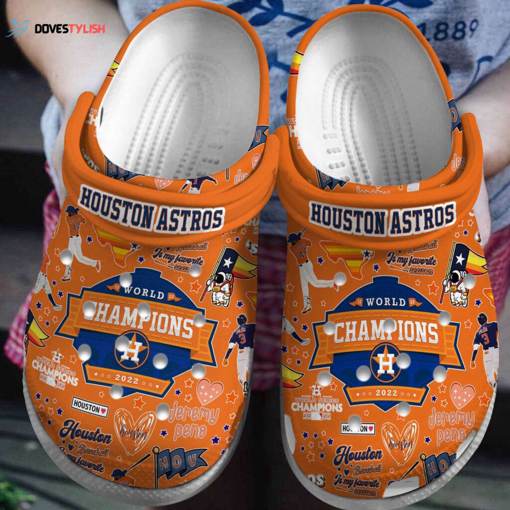 MLB Houston Astros Clog-Shoes Crocband Clogs Shoes For Men Women Fans