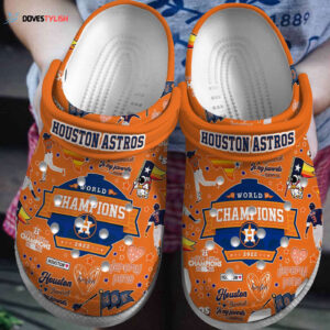 MLB Houston Astros Clog-Shoes Crocband Clogs Shoes For Men Women Fans