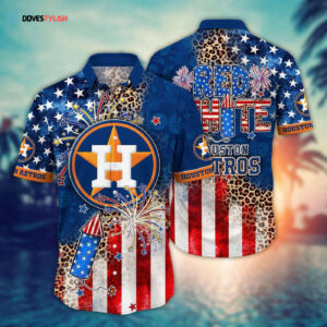 MLB Houston Astros Independence Day Aloha Shirt: Vibrant Design for Cool Fans