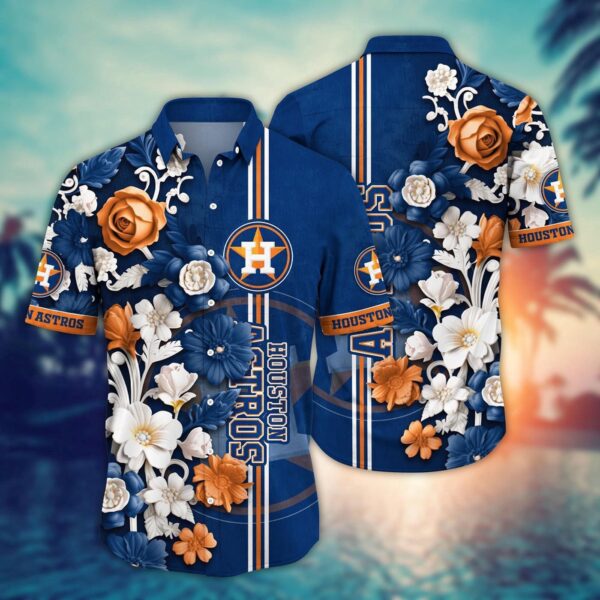 MLB Houston Astros Hawaiian Shirt – Luau League Look for Sport Fans