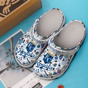 MLB Kansas City Royals Clog-Shoes Crocband Clogs Shoes For Men Women and Kids For Fan MLB