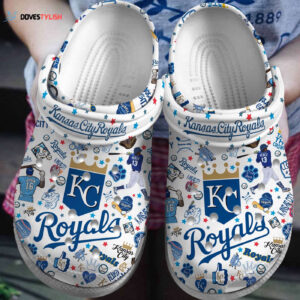 MLB Kansas City Royals Clog-Shoes Crocband Clogs Shoes For Men Women and Kids For Fan MLB