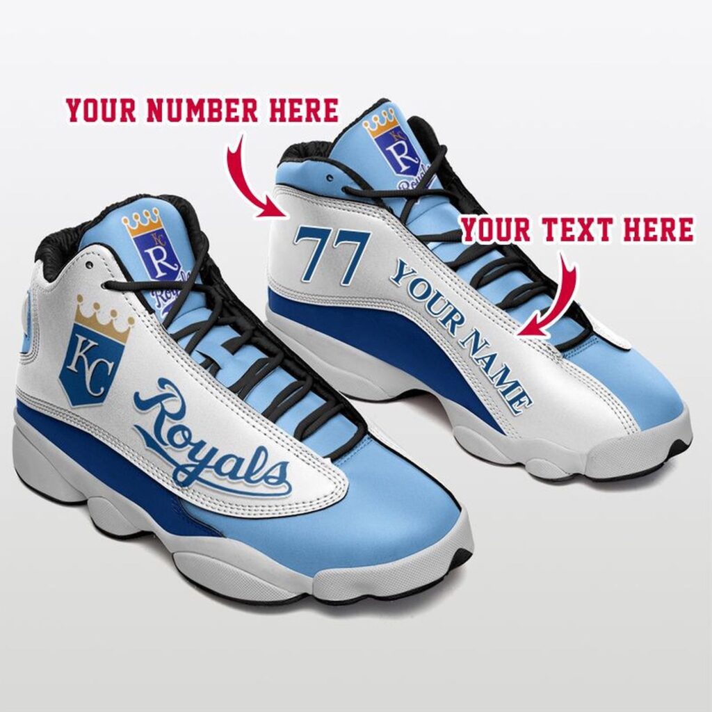 Custom Kansas City Royals Air Jordan 13 Shoes – Personalized Unisex Gift