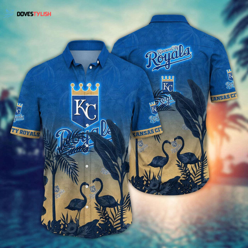 MLB Kansas City Royals Hawaiian Shirt – Sunset Chase Gift For Fans MLB Kansas City Royals Hawaiian Shirt – Sunset Chase Gift For Fans