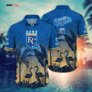 MLB Kansas City Royals Hawaiian Shirt - Sunset Chase Gift For Fans