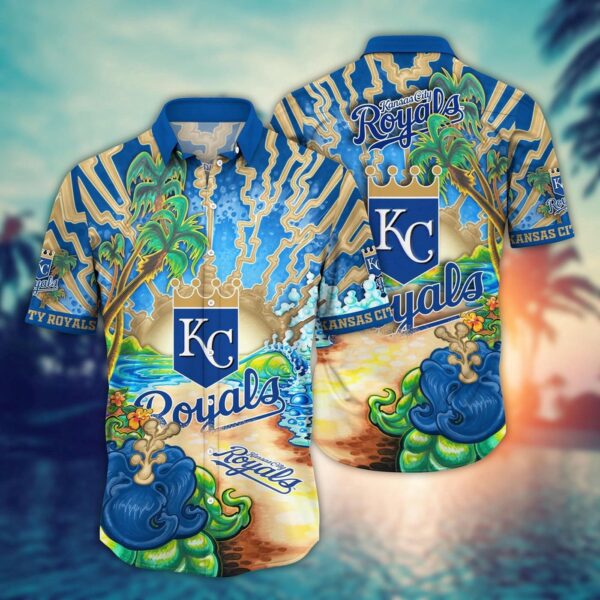 MLB Kansas City Royals Hawaiian Shirt – Diamond Dreamscape for Sports Fans