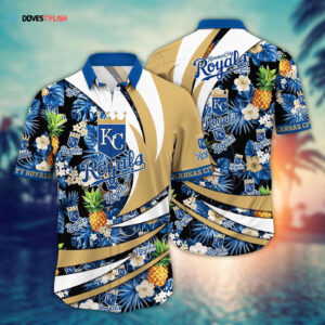 MLB Kansas City Royals Hawaiian Shirt: Flower Bloom For Fans