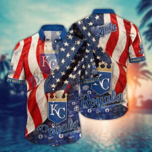 MLB Kansas City Royals Hawaiian Shirt – Floral Swing Fan Favorite