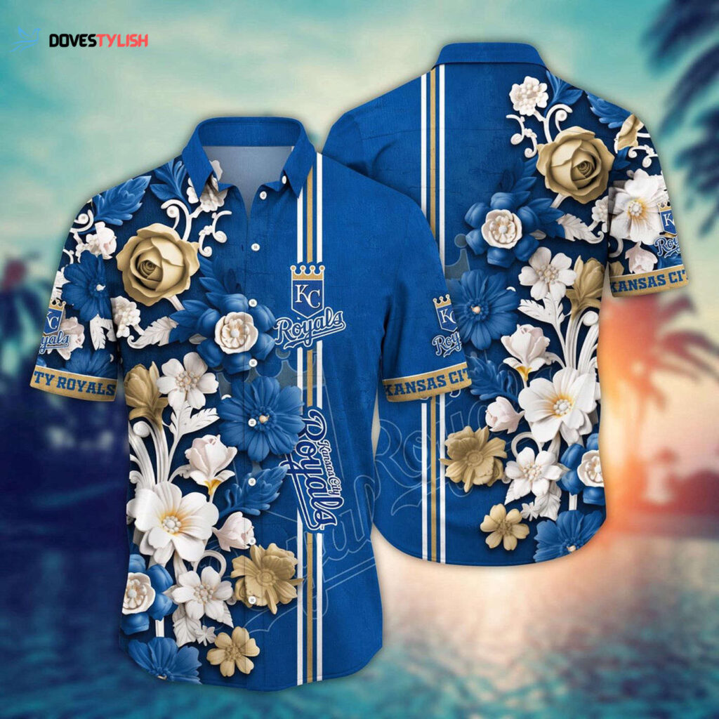 MLB Kansas City Royals Hawaiian Shirt – Luau League Fan Must-Have!