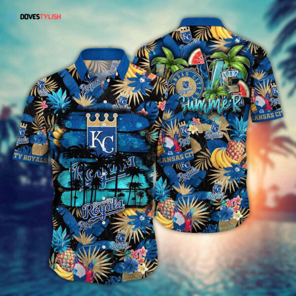 MLB Kansas City Royals Hawaiian Shirt – Pitch Perfect Style for Sports Fans