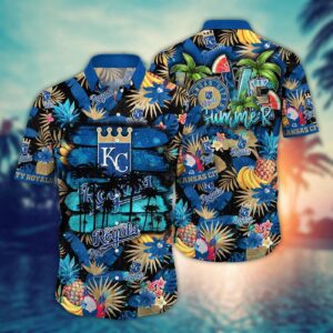 MLB Kansas City Royals Hawaiian Shirt – Pitch Perfect Style for Sports Fans