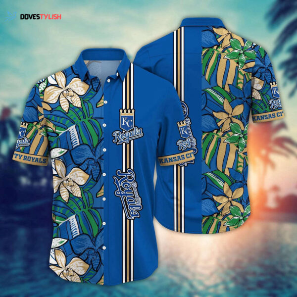MLB Kansas City Royals Hawaiian Shirt – Summer Swirl Gift for Fans