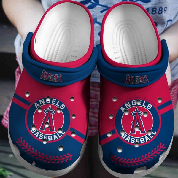 MLB Los Angeles Angels Clog-Shoes Clog Baseball For Fan Baseball