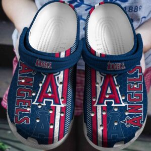 MLB Los Angeles Angels Clog-Shoes Clog Blue For Fan Baseball
