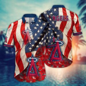 MLB Los Angeles Angels Hawaiian Shirt: Swing into Chic Fan Style!