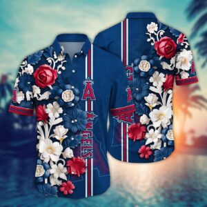 MLB Los Angeles Angels Hawaiian Shirt – Luau League Look for Angels Fans