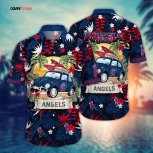 MLB Los Angeles Angels Hawaiian Shirt - Perfect Summer Gear for Sports Fans