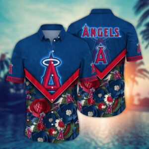 MLB Los Angeles Angels Hawaiian Shirt: Perfect Summer Swing for Sport Fans