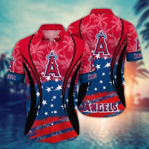 MLB Los Angeles Angels Hawaiian Shirt Vibrant Aloha for Cool Fans
