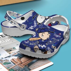 MLB Los Angeles Dodgers Cartoon Clog-Shoes Crocband Clogs Shoes For Men Women Fans