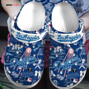MLB Los Angeles Dodgers Clog-Shoes Crocband Clogs Shoes For Men Women Fans