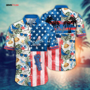 Los Angeles Dodgers Hawaiian Shirt - Official MLB Fan Gear