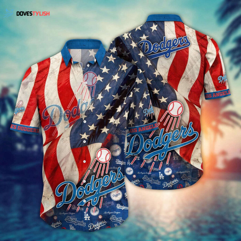 MLB Los Angeles Dodgers Hawaiian Shirt – Swing into Chic Hawaiian Style!