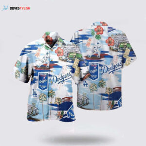Los Angeles Dodgers Hawaiian Shirt - Official MLB Fan Tropical Gear