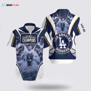 Los Angeles Dodgers World Series Champions Hawaiian Shirt - Official MLB Fan Gear