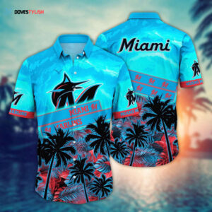 MLB Miami Marlins Hawaiian Shirt - Aloha Spirit Soars for Fans