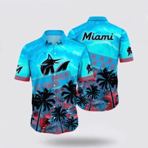 MLB Miami Marlins Hawaiian Shirt – Dive into Ocean Vibes for Fans
