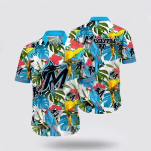 MLB Miami Marlins Hawaiian Shirt – Coastal Collection for Fans